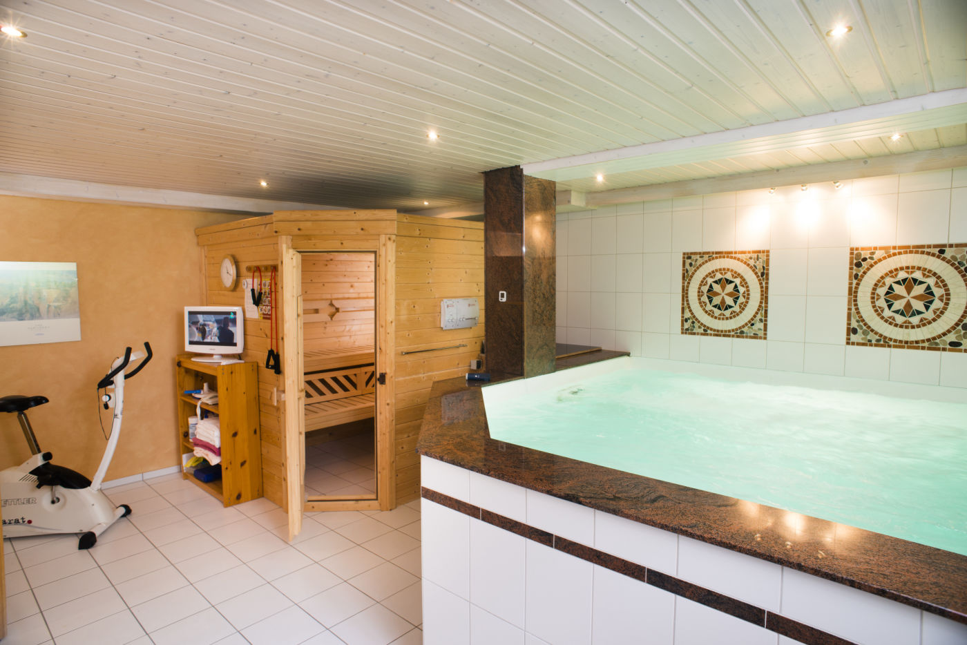 Pool and sauna